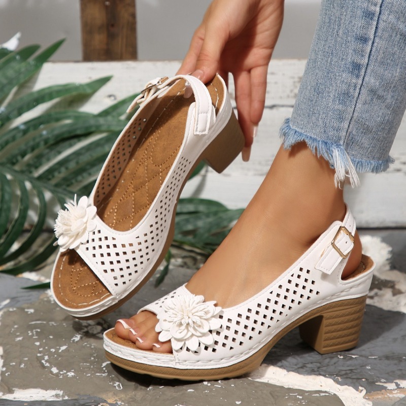 Women'S Shoes Popular - Women Chunky Heel Sandals Summer 2026
