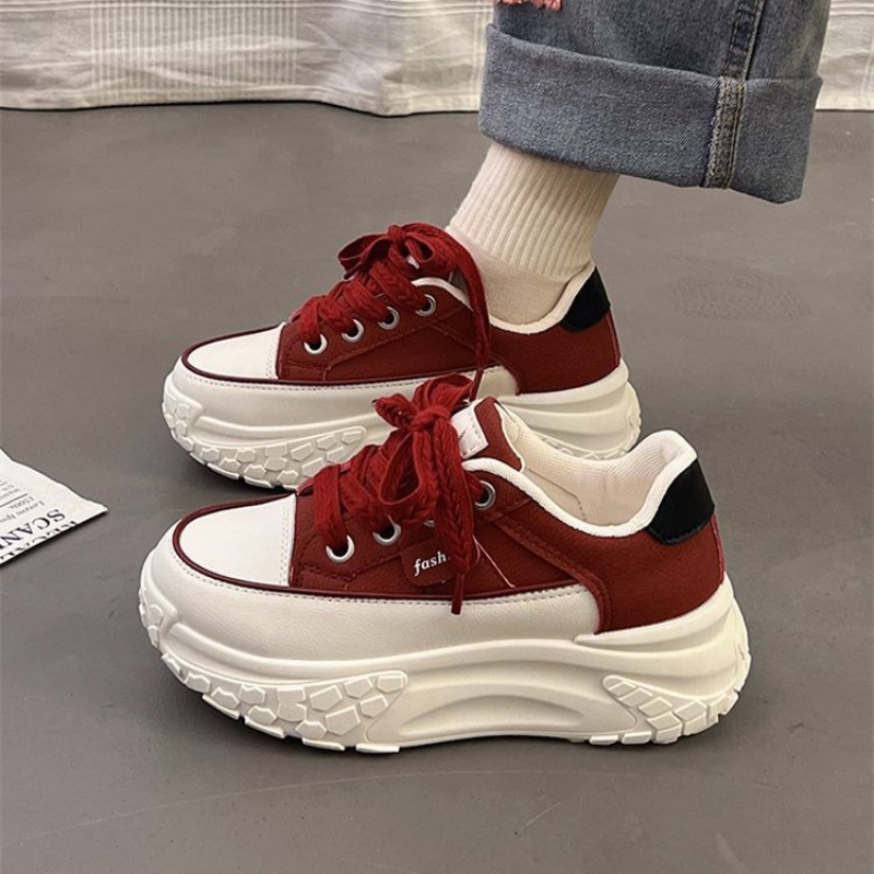 Platform Sneakers Chunky - Spring Chunky White Sneakers for Women