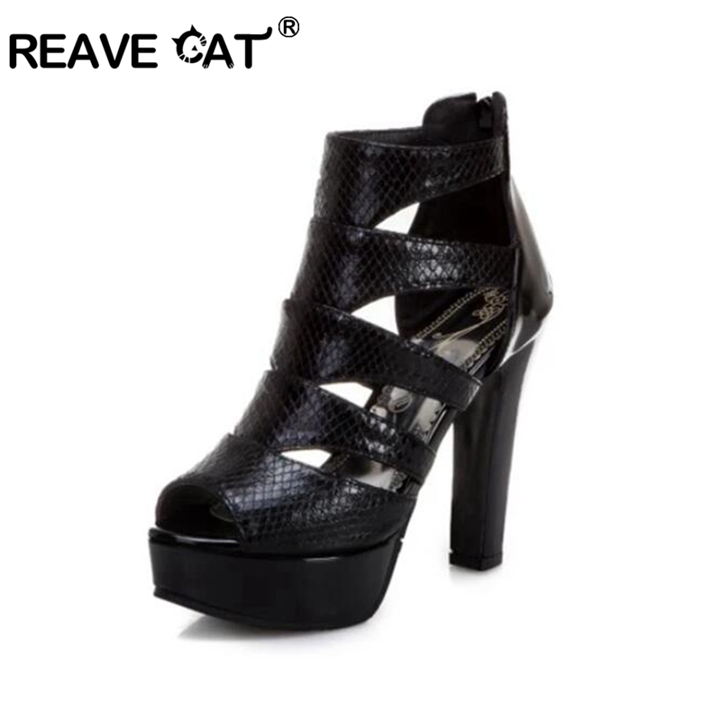Platform Sneakers Chunky - REAVE CAT Sexy Size 34-50 Women
