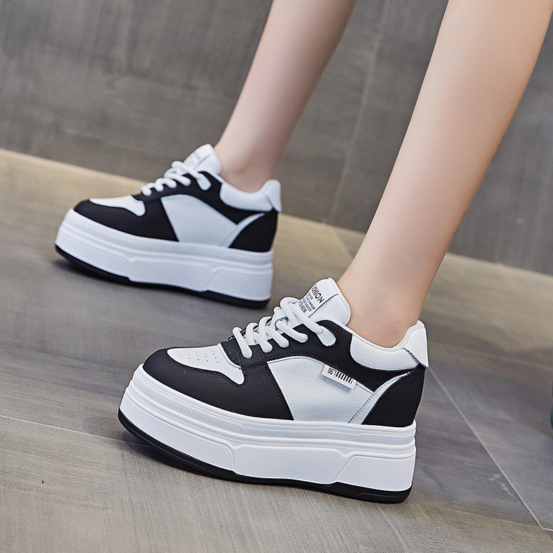 9CM Genuine Leather NEW Brand  - Platform Sneakers Chunky recension och pris