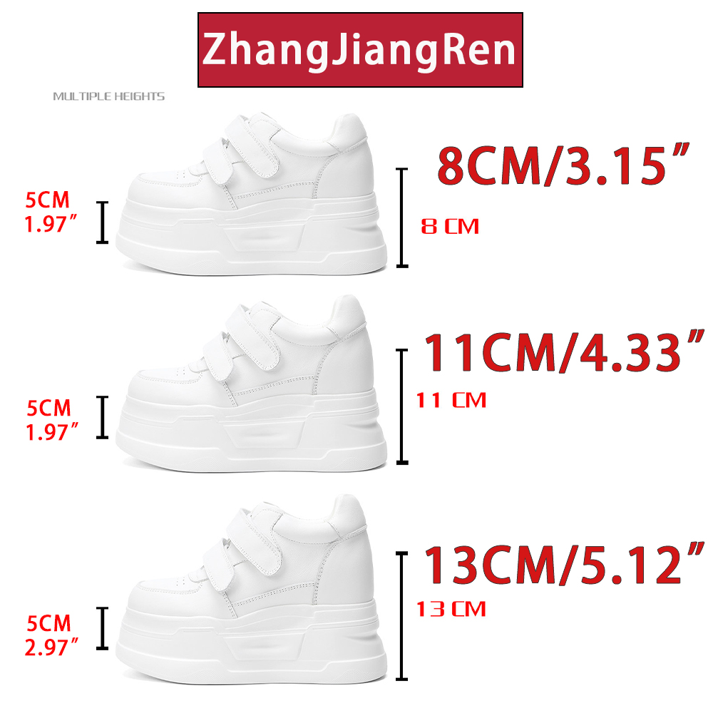 ZJR 8-13cm Women's Inner Lift  - Platform Sneakers Chunky recension och pris