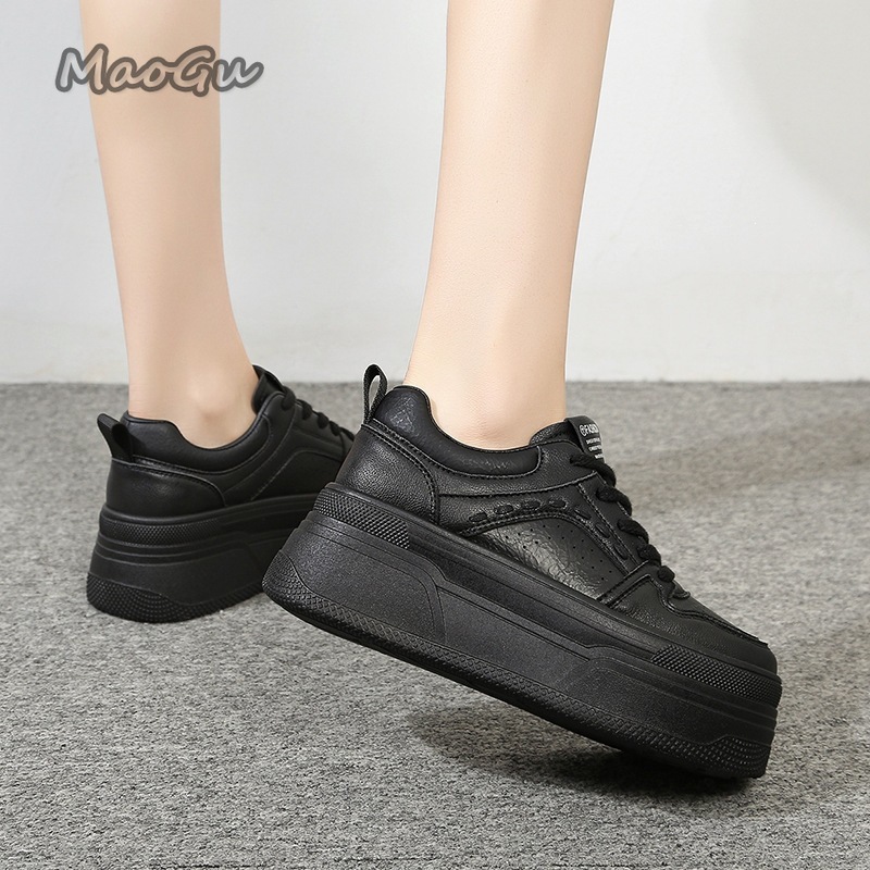 Height Increasing Platform Whi - Platform Sneakers Chunky recension och pris