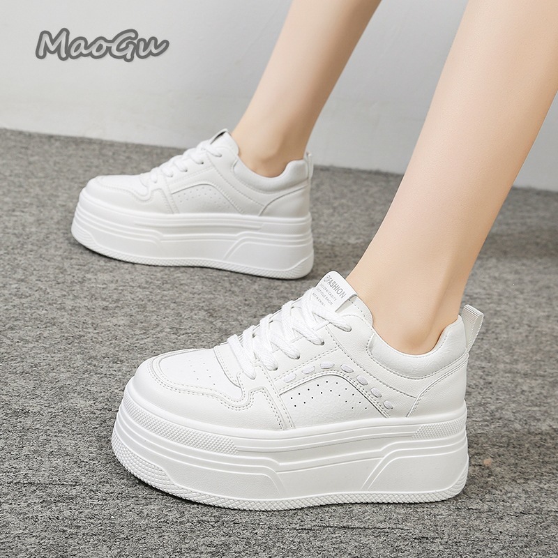 Height Increasing Platform Whi - Platform Sneakers Chunky recension och pris