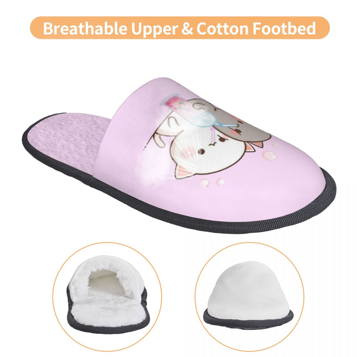 Custom Couple Mochi Cat Peach  - Women Shoes Mochi recension och pris