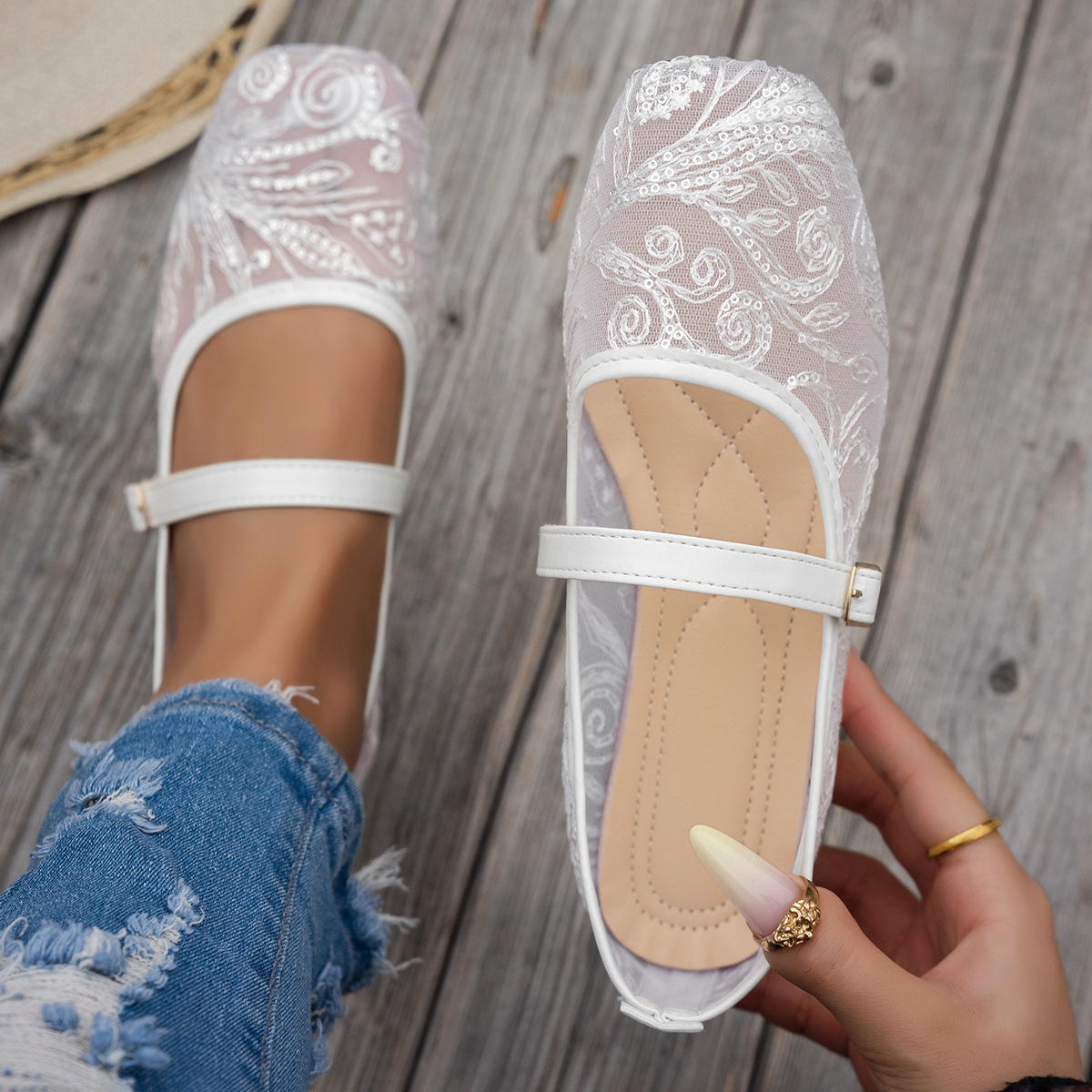 Women's New Summer Large Size  - Women'S Shoes Loafers Black recension och pris