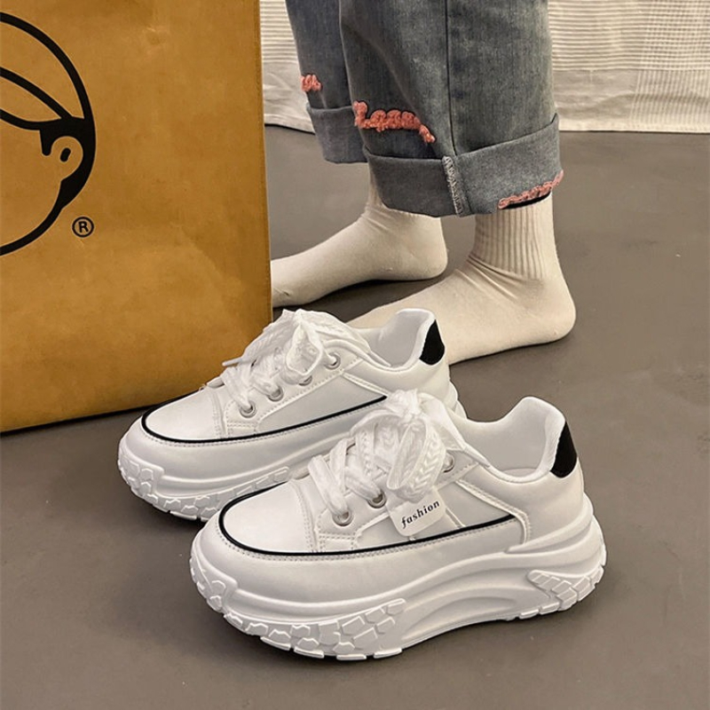 Spring Chunky White Sneakers f - Platform Sneakers Chunky recension och pris