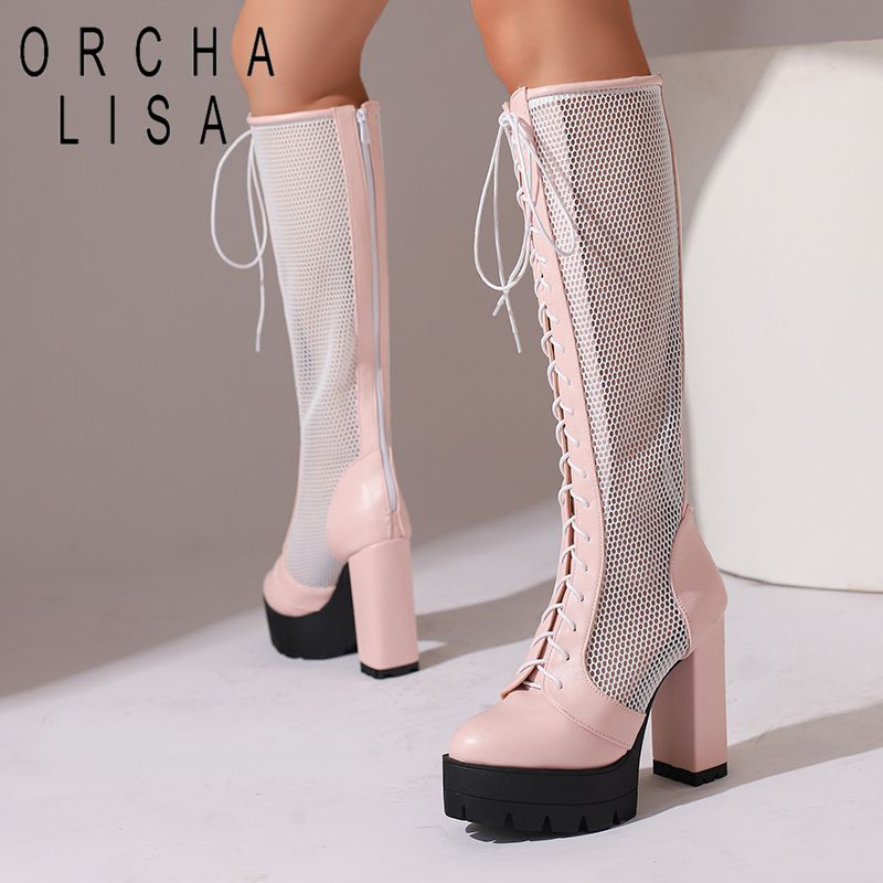 ORCHA LISA Sexy Women's Knee H - High Knee Heel Boots recension och pris