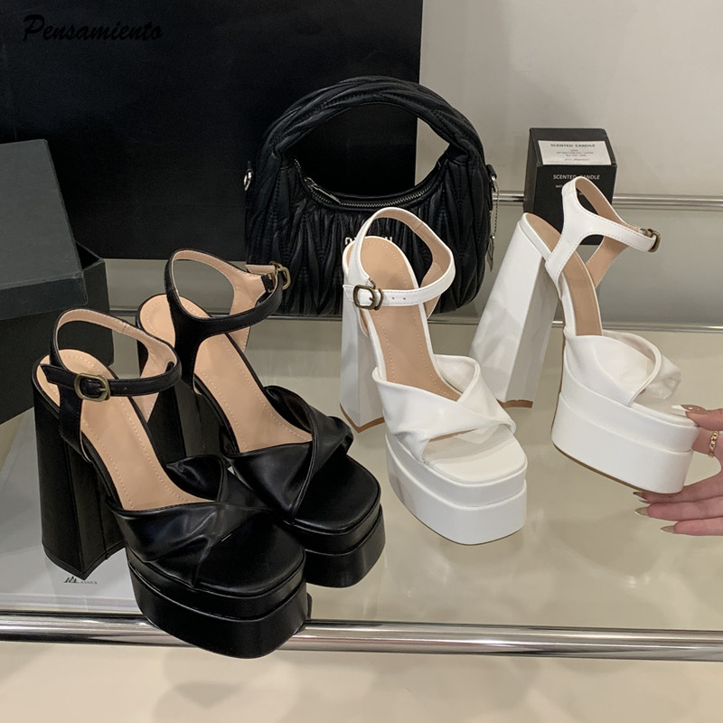 Star style Fashion Double Plat - Platform Sneakers Chunky recension och pris