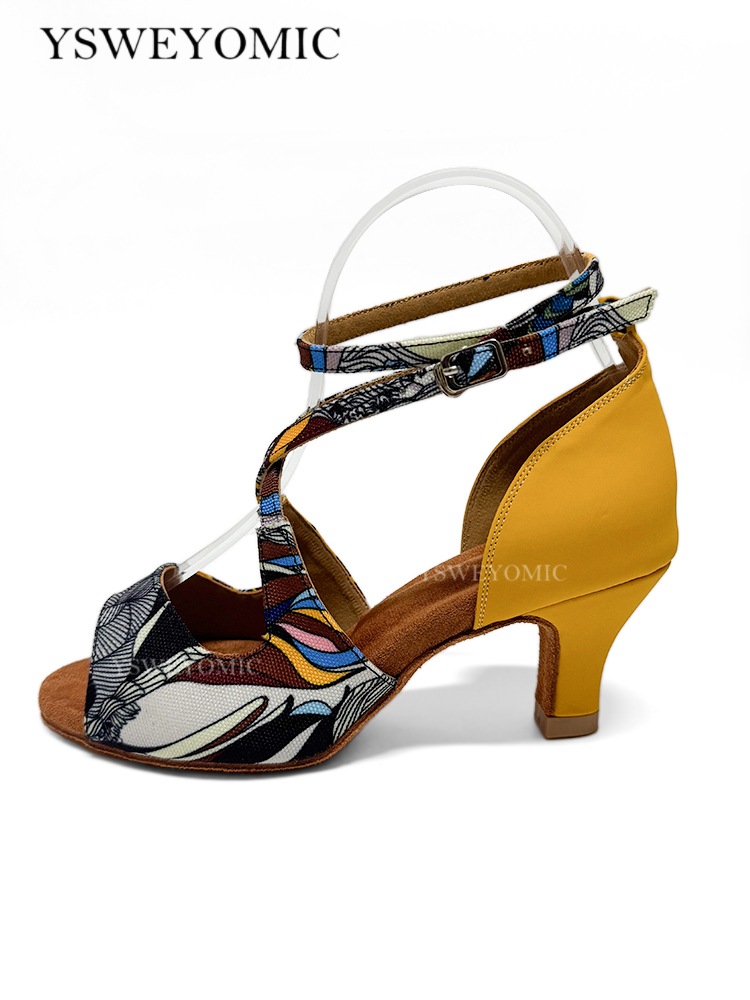 Lower Heel 6cm Ballroom Dance  - Women Shoes Logo recension och pris
